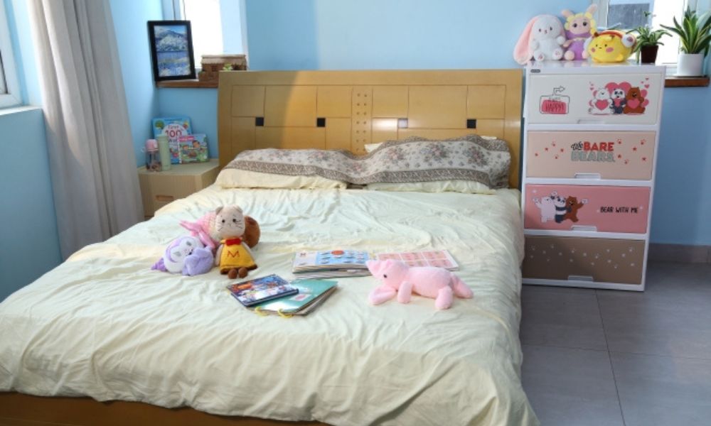 Tủ nhựa Nanaby - Tủ cửa trượt ẩn siêu xinh cho bé